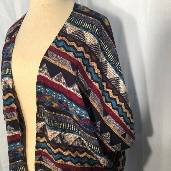 Foreign Exchange Multicolor Oversized Cardigan - Picture 6 of 6